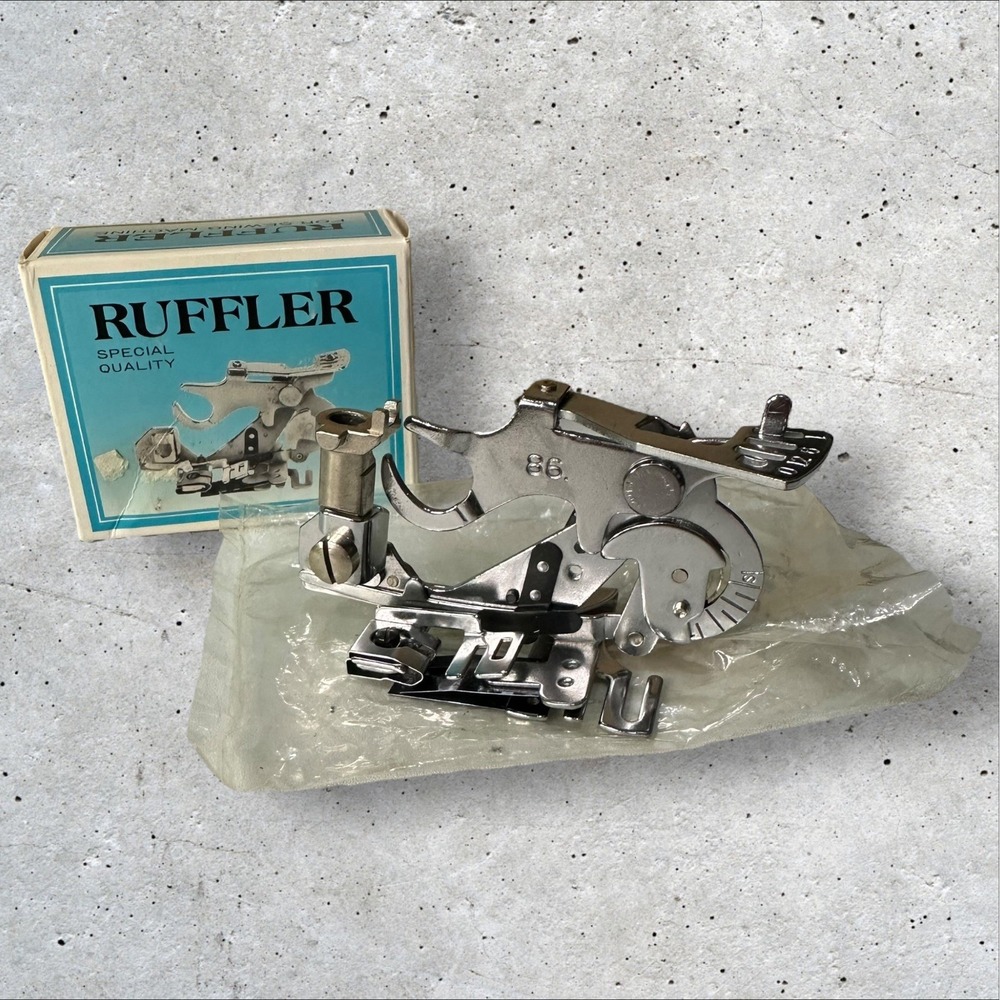 Vintage Bernina Sewing Machine Ruffler Attachment w/ Box Old Style 001 944 70 01